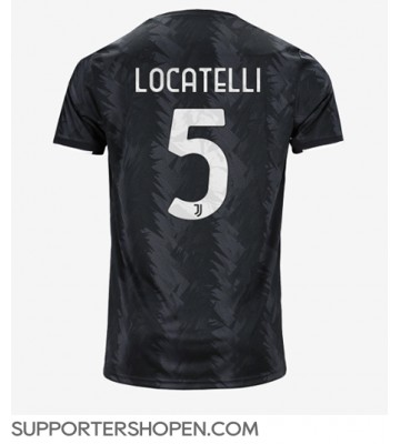Juventus Manuel Locatelli #5 Borta Matchtröja 2022-23 Kortärmad